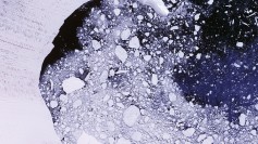 Larsen Ice Shelf, symbolizing drastic change